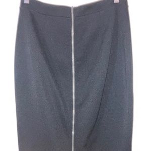 HALOGEN back zippered pencil skirt